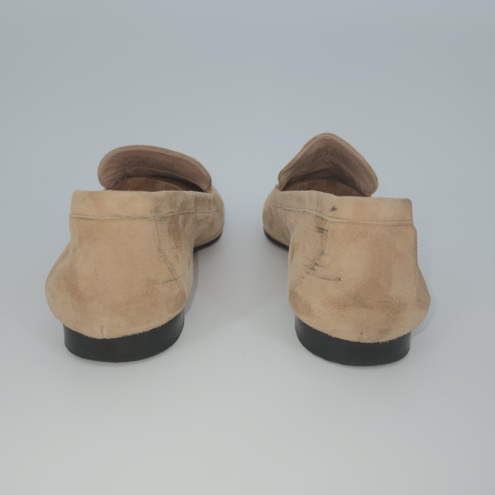 J. Crew Cleo Tan Suede Leather Driving Shoes Flats Loafers Women's Size 9 M - Picture 4 of 11